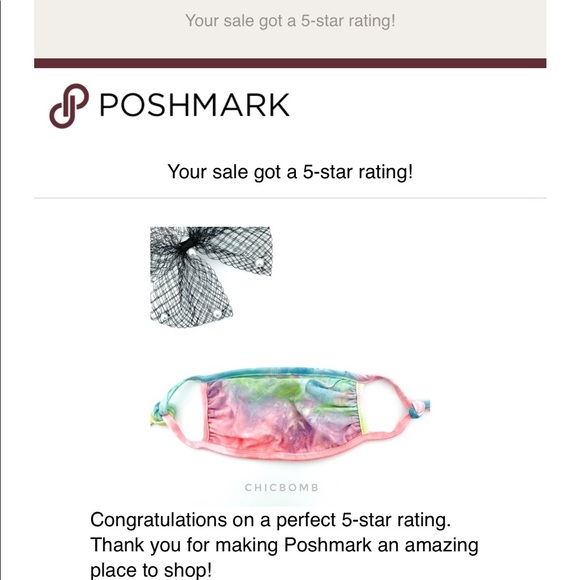 SOFT TIE DYE FACE MASK - Picture 5 of 6